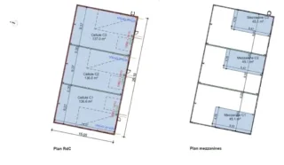  CELLULE D'ACTIVITÉS 184 m² TREILLIERES