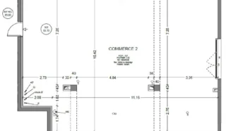  CELLULE COMMERCIALE BÉDÉE 130 m²