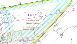 Terrain 551m²